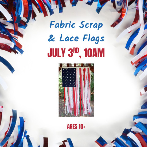 Fabric scap flag