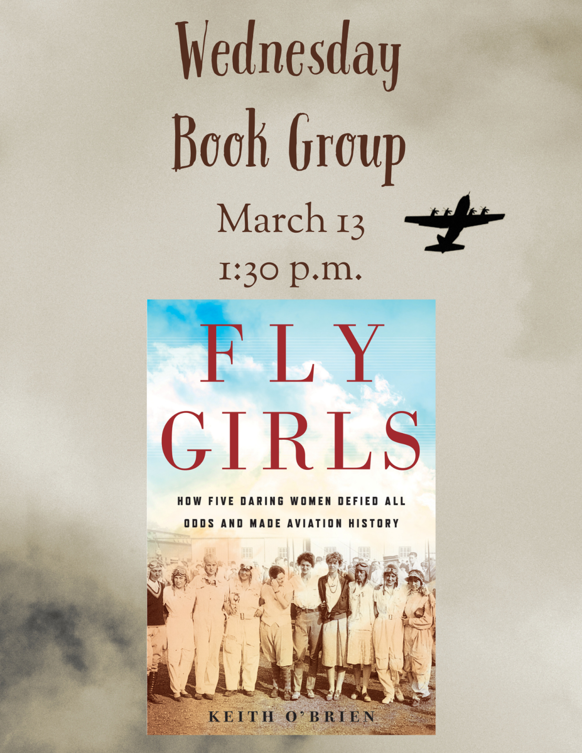 March 13 book group