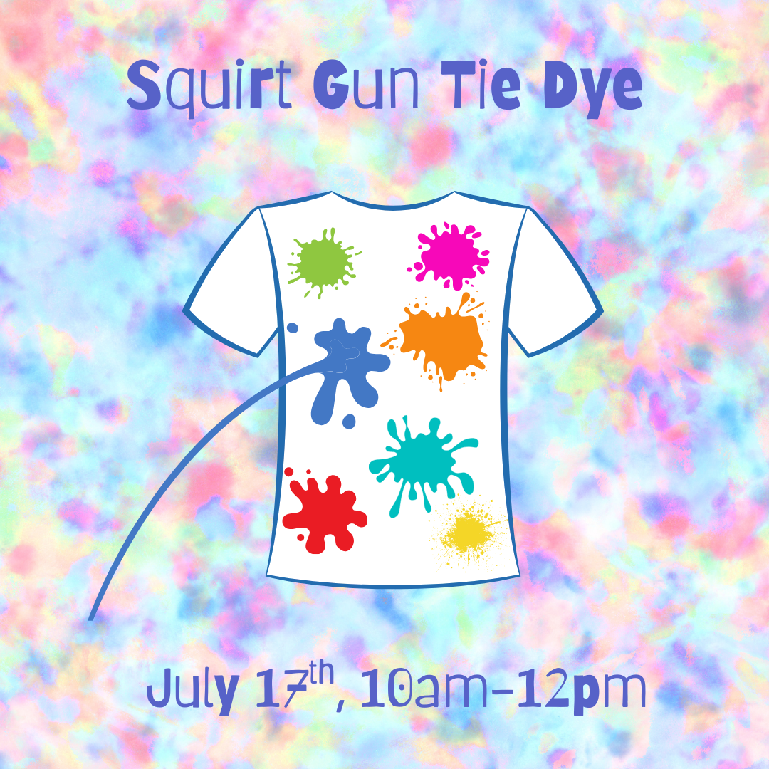 squirt gun tie dye