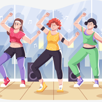 zumba dancers